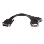 StarTech.com 8-palcový LFH 59 samec na dual samica VGA DMS 59 kábel