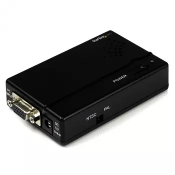 StarTech.com vysokorozlišovací VGA na Composite (RCA) alebo S-Video konvertor – PC na TV