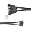 StarTech.com 2-portový USB-A samica low-profile slotová záslepka adaptér