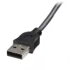 StarTech.com ultratenký 2v1 KVM kábel USB VGA 1,8 m, čierny, VGA, USB A + VGA, samec/samec, 189 g