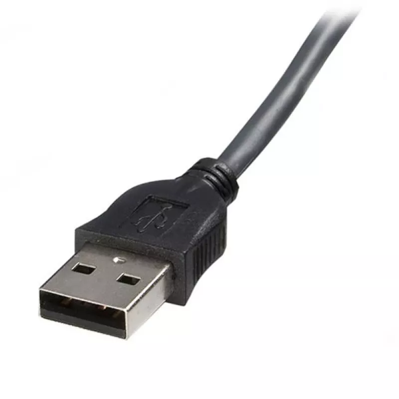 StarTech.com ultratenký 2v1 KVM kábel USB VGA 1,8 m, čierny, VGA, USB A + VGA, samec/samec, 189 g