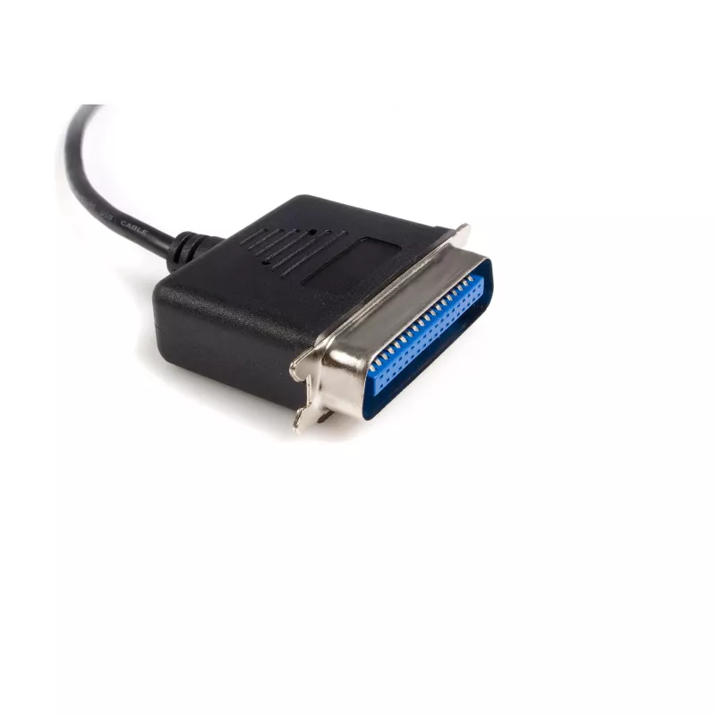 StarTech.com ICUSB128410 adaptérový kábel z USB na paralelnú tlačiareň 10 ft (3 m), M/M, čierny