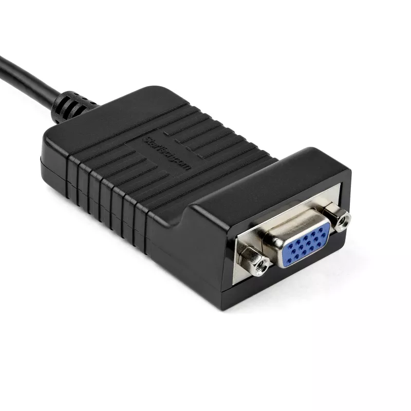 StarTech.com DisplayPort na VGA adaptér – aktívny DP na VGA konvertor – 1080p video – odolný – DP/DP++ zdroj na VGA monitor káblový adaptér dongle – DP 1.2 na VGA – zaisťovací DP konektor