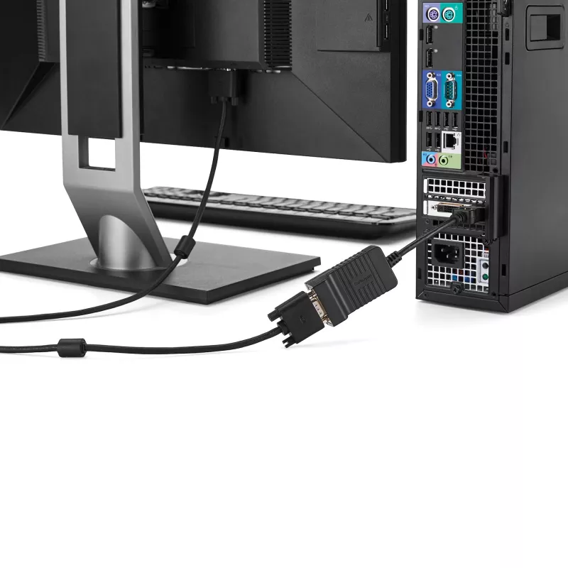 StarTech.com DisplayPort na VGA adaptér – aktívny DP na VGA konvertor – 1080p video – odolný – DP/DP++ zdroj na VGA monitor káblový adaptér dongle – DP 1.2 na VGA – zaisťovací DP konektor