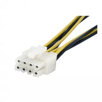 StarTech.com 15,2 cm 4-pin na 8-pin EPS napájací adaptér s LP4 - samec/samica