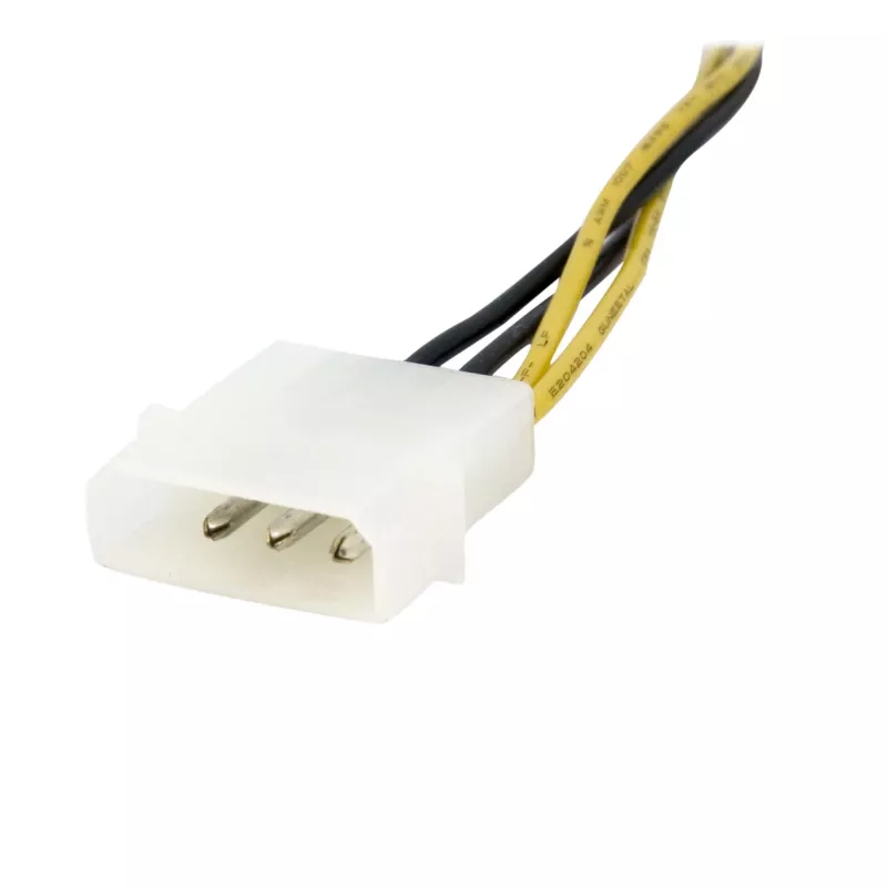 StarTech.com 15,2 cm 4-pin na 8-pin EPS napájací adaptér s LP4 - samec/samica