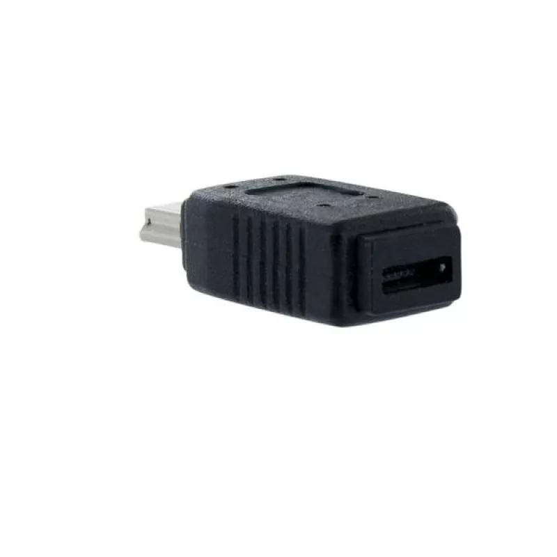 StarTech.com Micro-USB na Mini-USB 2.0 adaptér samica/samec, USB Mini-B, USB Micro-B, čierny