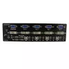 StarTech.com 4-portový DVI VGA Dual-Monitor KVM prepínač USB s audio a USB 2.0 hubom