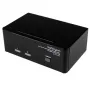 StarTech.com 2-portový DVI VGA Dual Monitor KVM prepínač USB s audio a USB 2.0 hubom