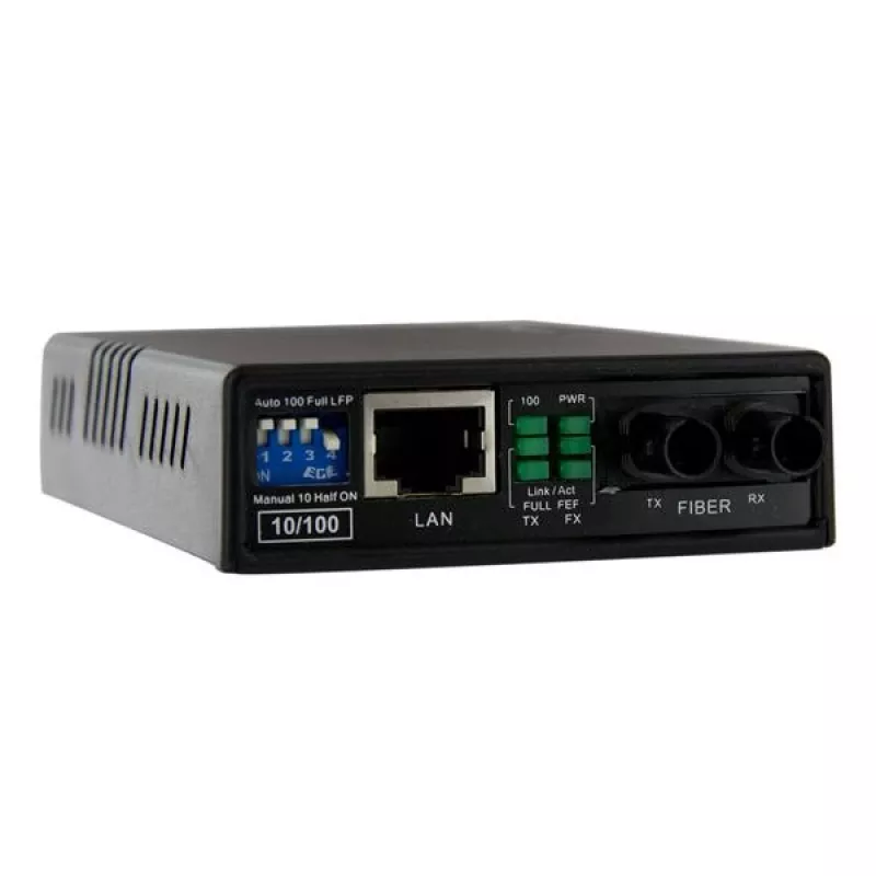 StarTech.com 10/100 multimódový optický medený Fast Ethernet media konvertor ST 2 km