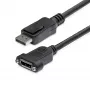 StarTech.com 1m panel mount DisplayPort kábel - 4K x 2K - DisplayPort 1.2 predlžovací kábel samec na samica - DP video predlžovací kábel s panel mount DP konektorom - DP monitor kábel