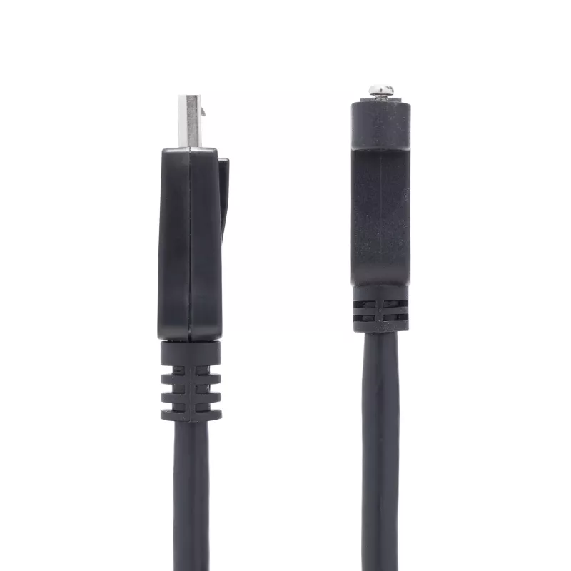 StarTech.com 1m panel mount DisplayPort kábel - 4K x 2K - DisplayPort 1.2 predlžovací kábel samec na samica - DP video predlžovací kábel s panel mount DP konektorom - DP monitor kábel