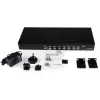 StarTech.com 8-portový 1U rackový USB KVM prepínač s OSD, 1920 x 1440 pixelov, rack montáž, 1U, čierna