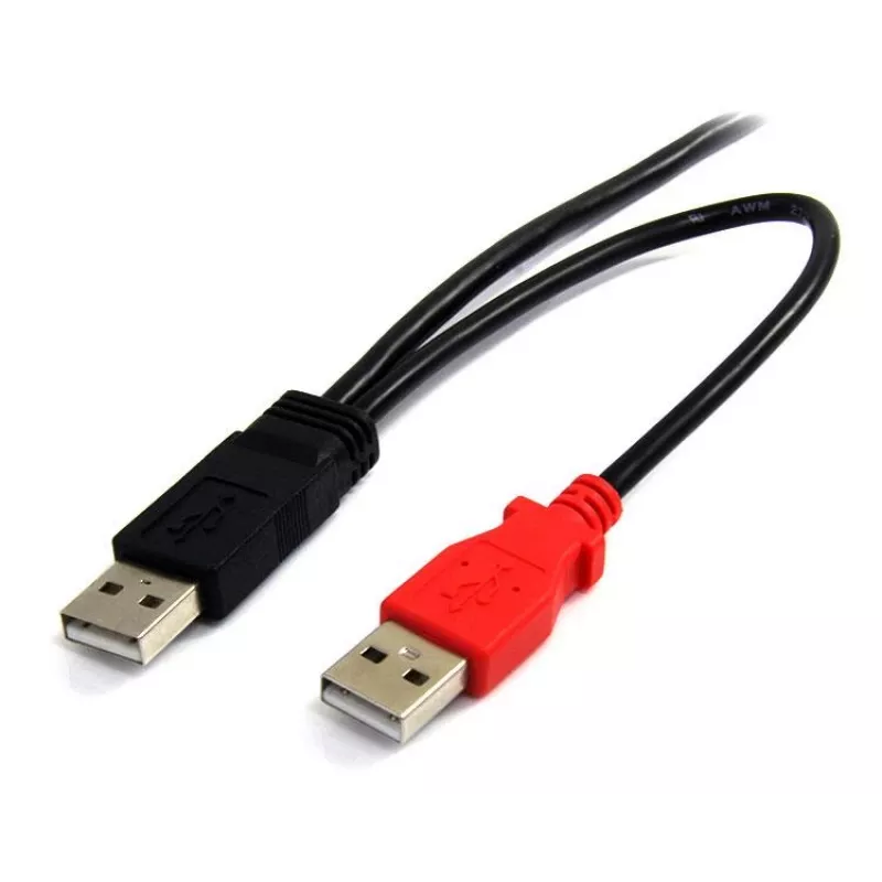 StarTech.com 1,8 m USB-Y kábel pre externé disky – USB-A na Mini-B