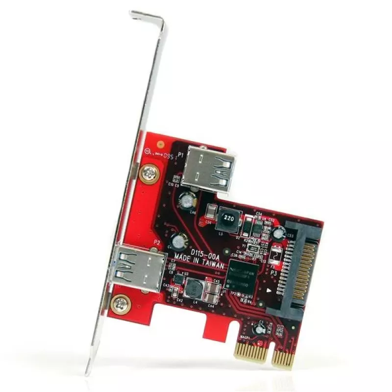 StarTech.com 2-portová PCI Express SuperSpeed USB 3.0 karta s UASP podporou - 1 interná 1 externá