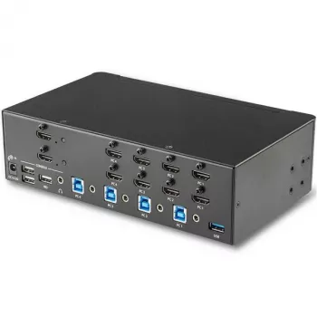 StarTech.com 4-portový HDMI KVM prepínač – 4K 30Hz – Dual Display
