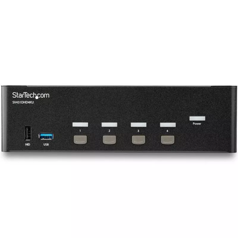 StarTech.com 4-portový HDMI KVM prepínač – 4K 30Hz – Dual Display