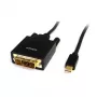 StarTech.com 1,8 m Mini DisplayPort na DVI kábel – Mini DP na DVI adaptérový kábel – 1080p video – pasívny mDP na DVI-D Single Link, mDP alebo Thunderbolt 1/2 Mac/PC na DVI monitor/display