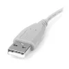 StarTech.com 15 cm Mini-USB 2.0 kábel – A na Mini-B, 0,152 m, USB A, Mini-USB B, USB 2.0, konektor samec/konektor samec, sivý