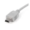 StarTech.com 15 cm Mini-USB 2.0 kábel – A na Mini-B, 0,152 m, USB A, Mini-USB B, USB 2.0, konektor samec/konektor samec, sivý