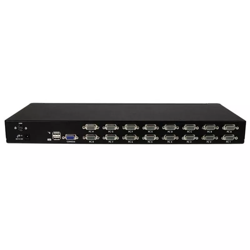 StarTech.com 16-portový 1HE rackový USB KVM prepínač sada s OSD a káblami