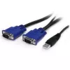 StarTech.com 16-portový 1HE rackový USB KVM prepínač sada s OSD a káblami
