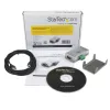 StarTech.com 2-portový USB na RS232 RS422 RS485 sériový adaptér s COM retention