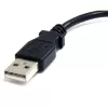StarTech.com 15 cm Micro-USB kábel – A na Micro B, 0,1524 m, USB A, Micro-USB B, konektor samec/konektor samec, 0,48 Gbit/s, čierny