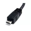StarTech.com 15 cm Micro-USB kábel – A na Micro B, 0,1524 m, USB A, Micro-USB B, konektor samec/konektor samec, 0,48 Gbit/s, čierny