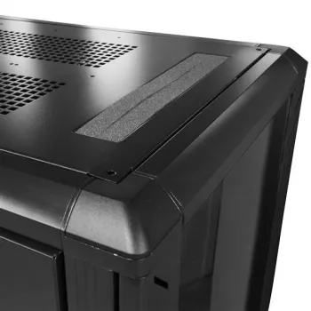 StarTech.com 4-stĺpikový 25U serverový rack skriňa, uzamykateľná 19-palcová dátová rack skriňa pre počítače / AV / IT vybavenie, kancelárska / domáca sieťová rack skriňa s kolieskami a nastaviteľnými montážnymi lištami