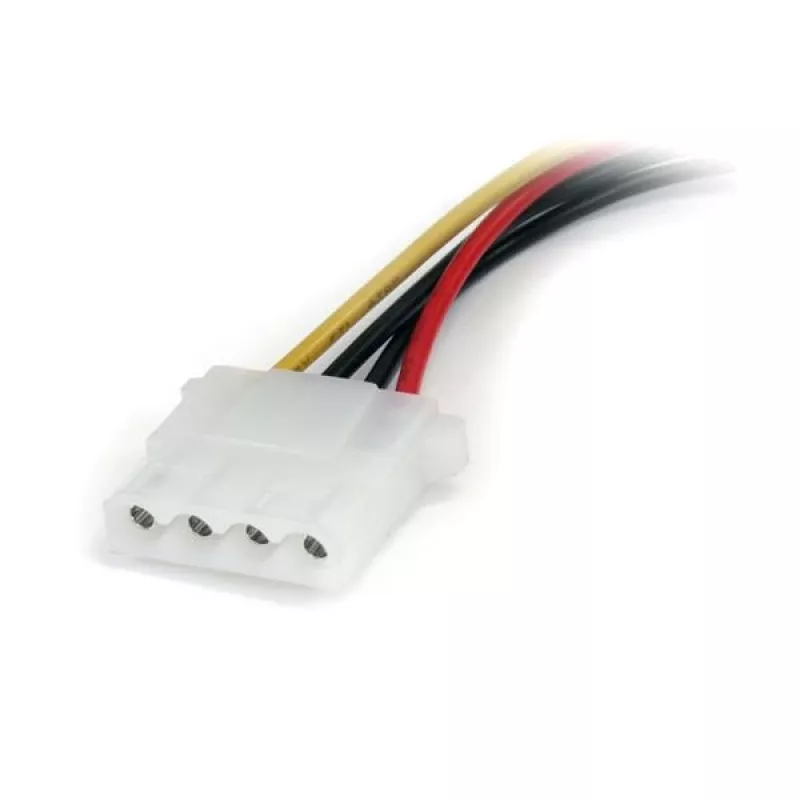 StarTech.com 15,24 cm SATA na LP4 napájací kábel adaptér – B/M, Molex (4-pin), SATA 15-pin, 0,1524 m, konektor samec, konektor samec, rovný