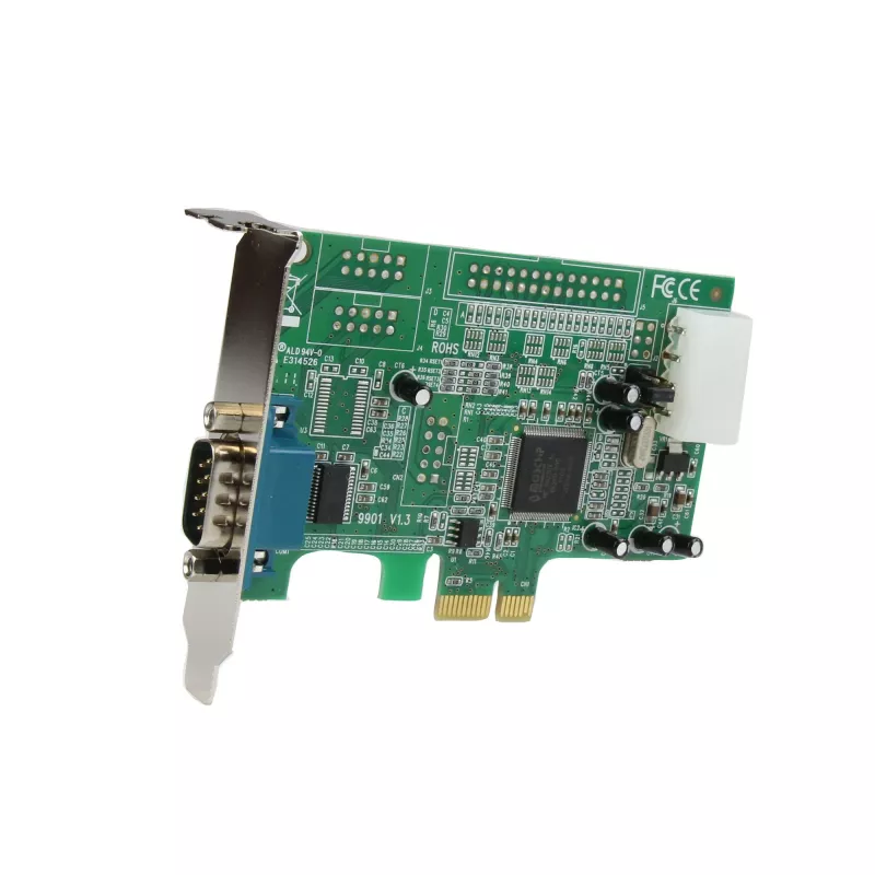 StarTech.com 1-portová PCI Express RS232 sériová adaptérová karta – PCIe RS232 sériový host radič – PCIe na sériový DB9 – 16550 UART – Low-Profile rozširujúca karta – Windows & Linux