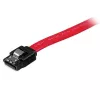 StarTech.com 6in zaisťovací SATA kábel, 0,1524 m, konektor samec/konektor samec, červený, 6 g, 125 mm, 225 mm