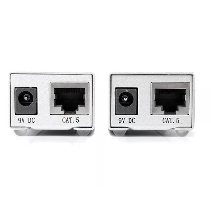 StarTech.com RS232 sériový cez Cat5 extender, 1 km (3300 ft) dosah, Plug & Play, bez softvéru, DB9 sériové rozšírenie – TAA
