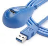 StarTech.com 5 ft stolový SuperSpeed USB 3.0 predlžovací kábel – A na A M/F