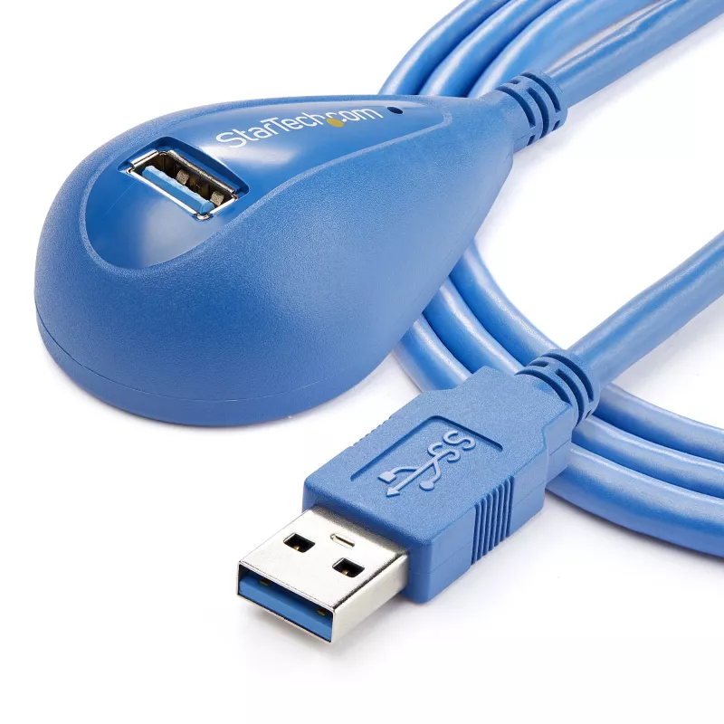 StarTech.com 5 ft stolový SuperSpeed USB 3.0 predlžovací kábel – A na A M/F