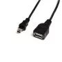 StarTech.com 1 ft Mini USB 2.0 kábel – USB A na Mini B F/M, 0,3 m, USB A, Mini-USB B, konektor samec/konektor samica, 0,48 Gbit/s, čierna