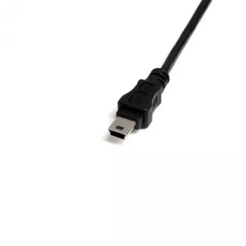 StarTech.com 1 ft Mini USB 2.0 kábel – USB A na Mini B F/M, 0,3 m, USB A, Mini-USB B, konektor samec/konektor samica, 0,48 Gbit/s, čierna