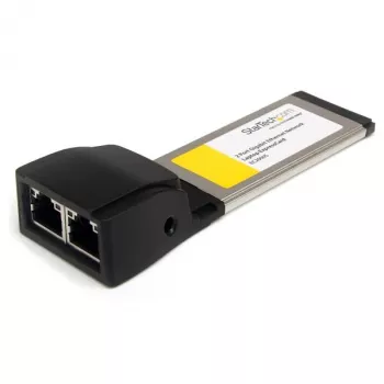 StarTech.com Dual-Port ExpressCard Gigabit Laptop Ethernet NIC sieťová adaptérová karta