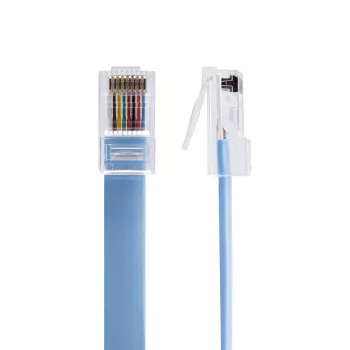 StarTech.com 6 ft Cisco Console Rollover kábel – RJ45 M/M, 1,8 m, RJ-45, RJ-45, modrá