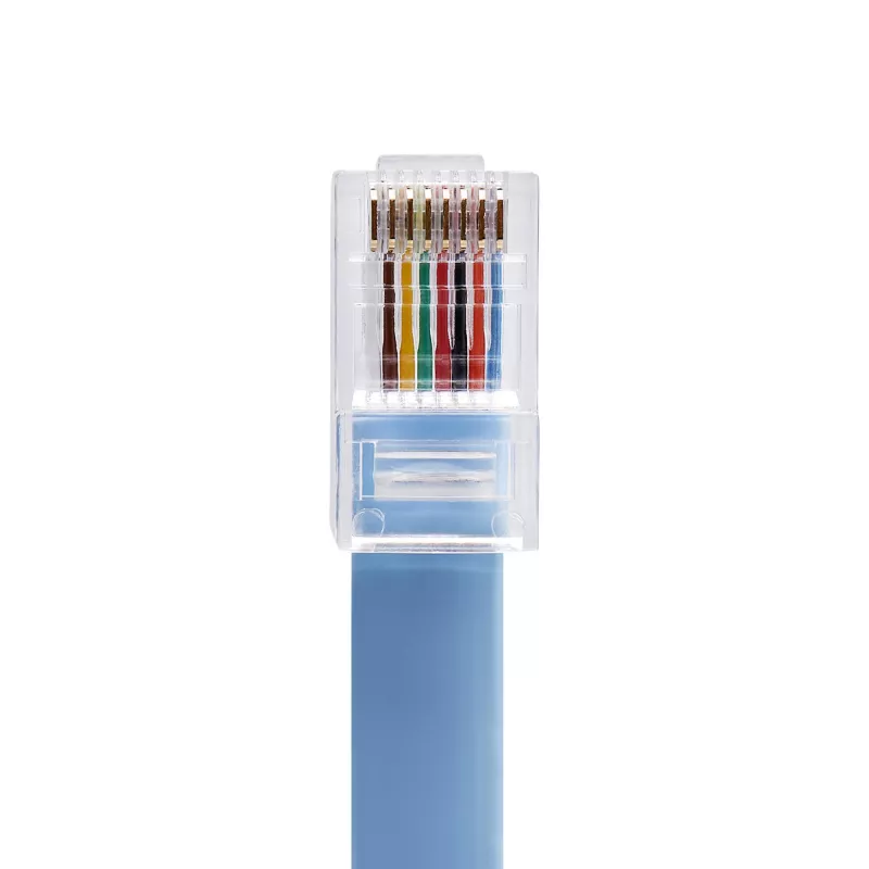 StarTech.com 6 ft Cisco Console Rollover kábel – RJ45 M/M, 1,8 m, RJ-45, RJ-45, modrá