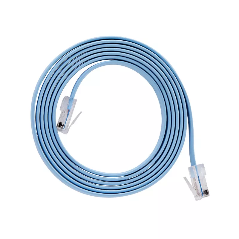 StarTech.com 6 ft Cisco Console Rollover kábel – RJ45 M/M, 1,8 m, RJ-45, RJ-45, modrá