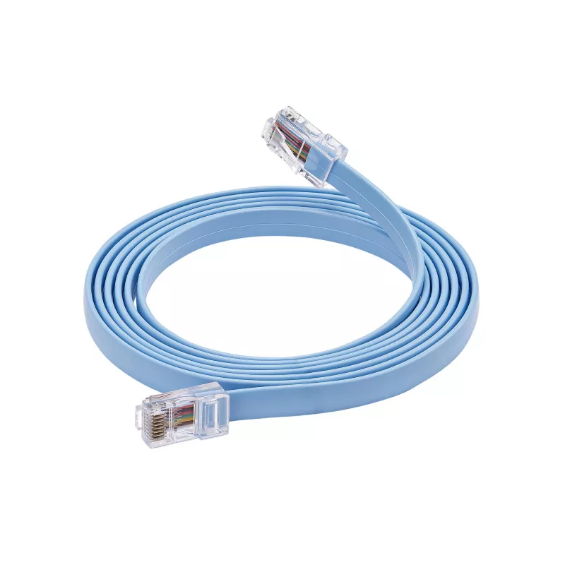StarTech.com 6 ft Cisco Console Rollover kábel – RJ45 M/M, 1,8 m, RJ-45, RJ-45, modrá