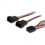 StarTech.com 12in 4-pinový ventilátor napájací Y kábel – F/M, Molex (4-pin), Molex (4-pin), 0,31 m, konektor samec, konektor samica, viacfarebný
