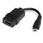 StarTech.com Micro HDMI na HDMI adaptér – 4K 30Hz video – robustný High Speed Micro HDMI Type-D na HDMI 1.4 konvertor/káblový adaptér dongle – Ultra HD HDMI monitory, televízory & displeje – Bu/St