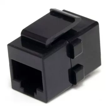 StarTech.com Cat 6 RJ45 Keystone Jack sieťový spojovací modul – F/F, čierna, RJ-45, RJ-45, 90 mm, 125 mm, 2 mm