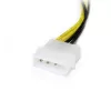 StarTech.com 15 cm LP4 na 8-pinový PCI Express grafická karta napájací adaptér