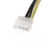 StarTech.com 15 cm LP4 na 8-pinový PCI Express grafická karta napájací adaptér