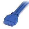 StarTech.com 2-portový Panel Mount USB 3.0 kábel – USB A na motherboard header kábel F/F