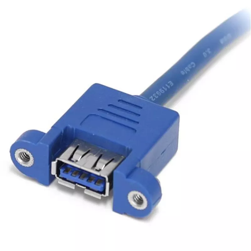 StarTech.com 2-portový Panel Mount USB 3.0 kábel – USB A na motherboard header kábel F/F